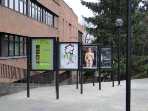Gabloty ogłoszeniowe wolnostojące