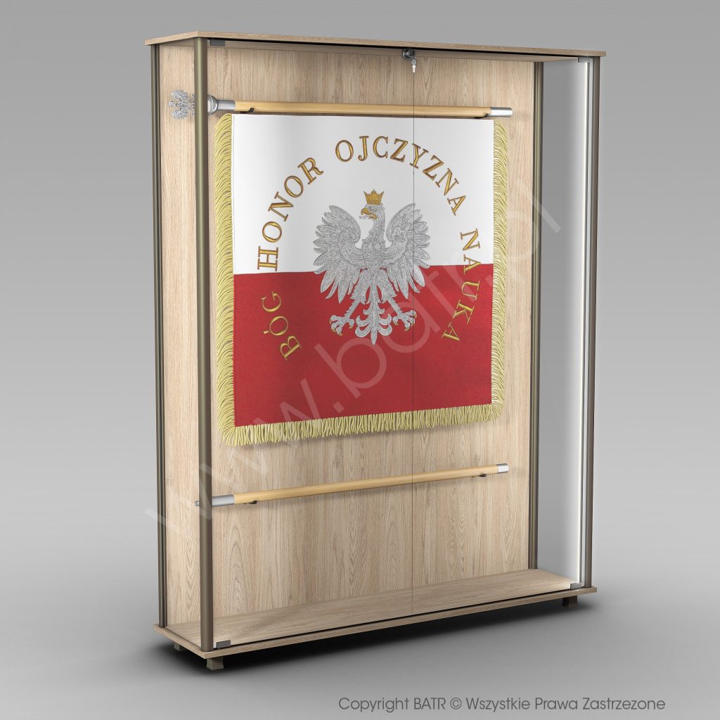 Gablota na sztandar stojąca jednostronna