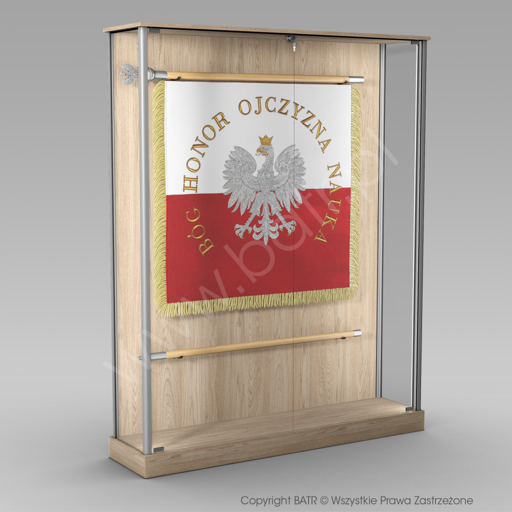 Gablota na sztandar stojąca jednostronna